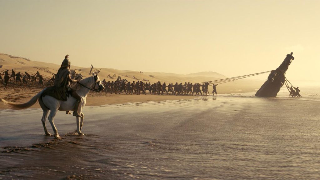 Epic ocean sequence from The Odyssey shot on IMAX 70mm cameras