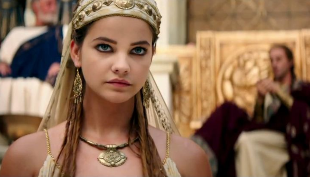 Barbara Palvin in character as Antimache, Queen of Mycenae, from the 2014 Hercules film with Dwayne Johnson