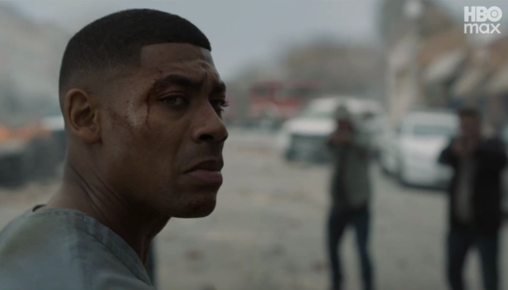 Aaron Pierre as John Stewart in lanterns trailer