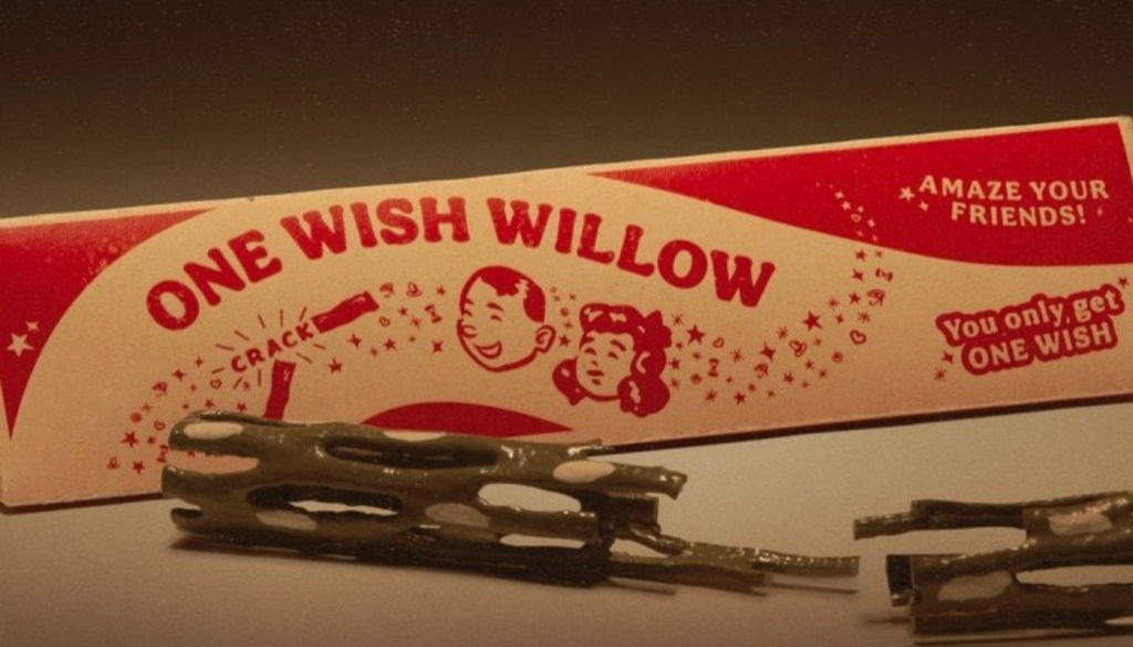 Obsession 2025 movie poster featuring the cursed One Wish Willow toy