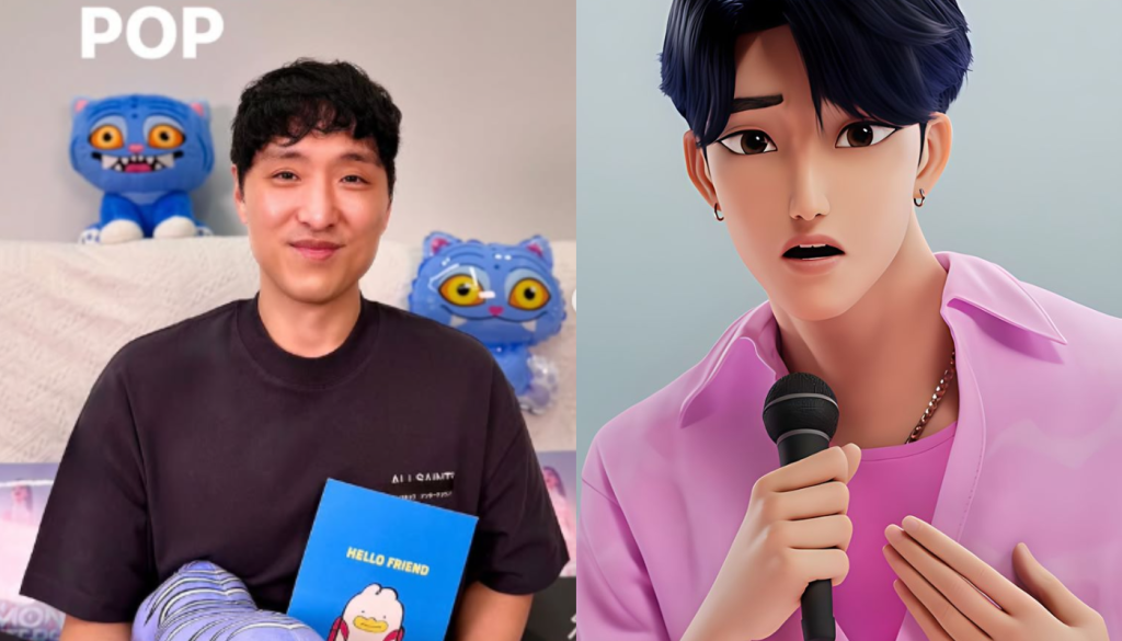 Andrew Choi's image who is behind kpop Jinu's singing voice