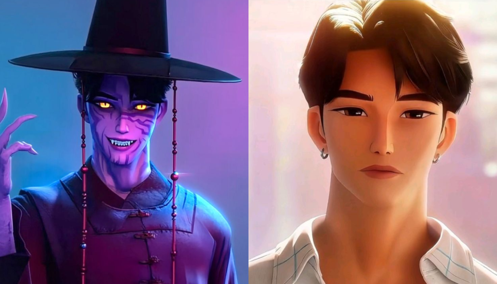 jinu, the charismatic demon leader from Netflix's KPop Demon Hunters animated series
